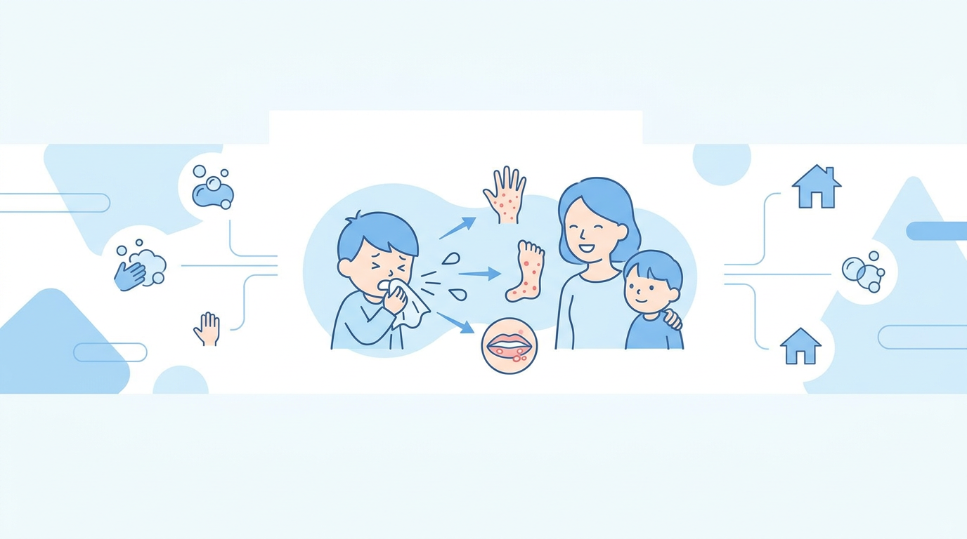 수족구병 증상 전파 완전 정리 — 격리기간·영유아 예방 3가지 핵심